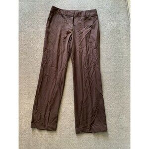Merona Straight Leg Dress Pants Women's Size 8 Brown Pants